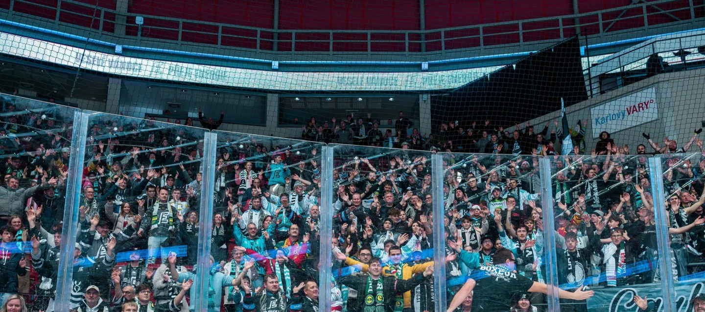 Čtvrtfinále extraligového play-off HC Energie Karlovy Vary - Bílí Tygři Liberec