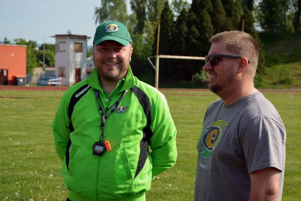 Trenérské dual Enerie Martin Pešout a Tomáš Mariška