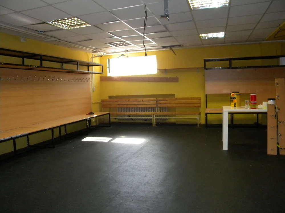Zrekonstruovaná šatna sokolovského zimního stadionu