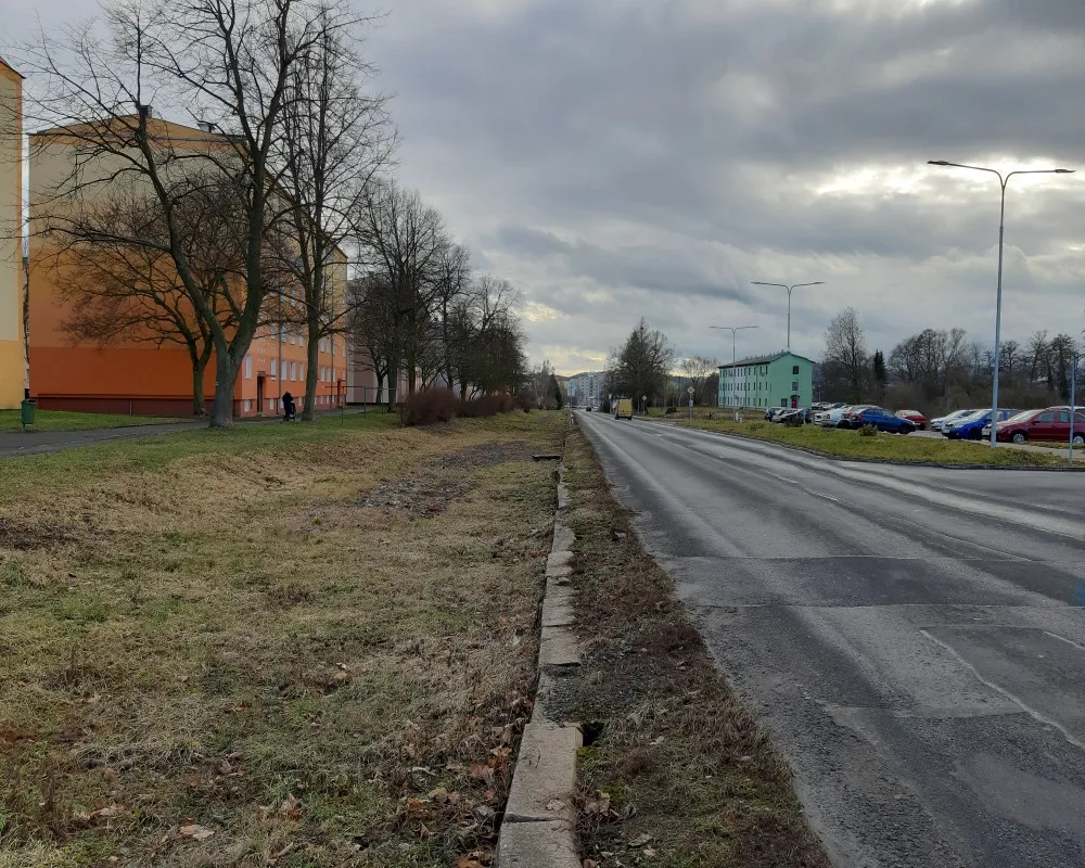 Jáchymovská ulicie v Ostrově