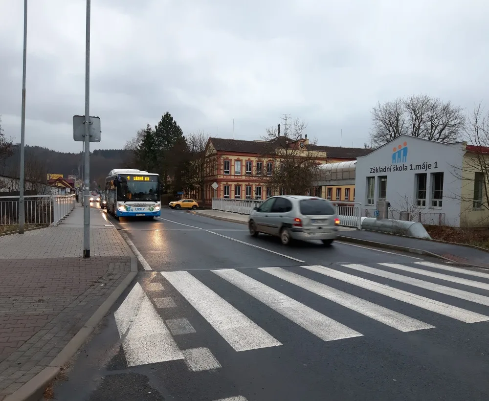 Most kpt. Jaroše v Karlových Varech - Dvorech