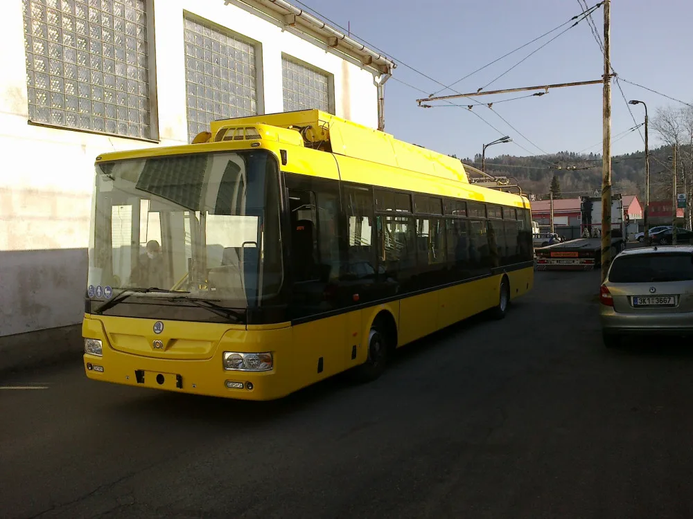 Nový mariánskolázeňský trolejbus