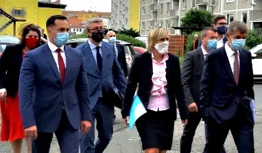 Premiér a ministři na dnešní návštěvě v Sokolově