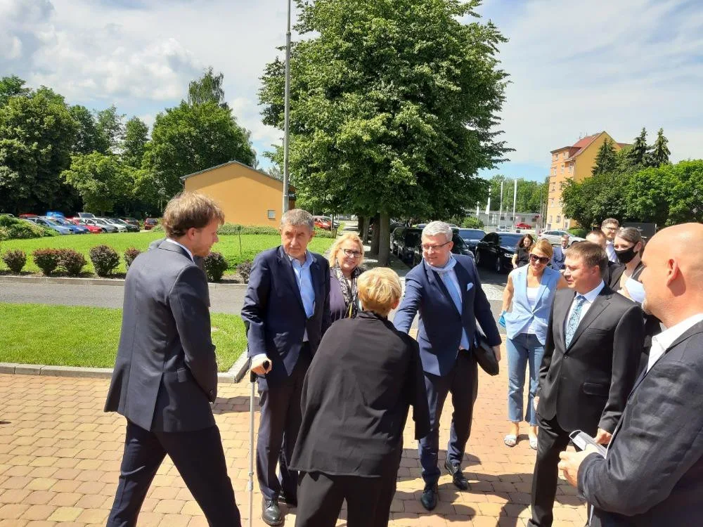 Premiér Babiš opět navštívil Karlovarský kraj