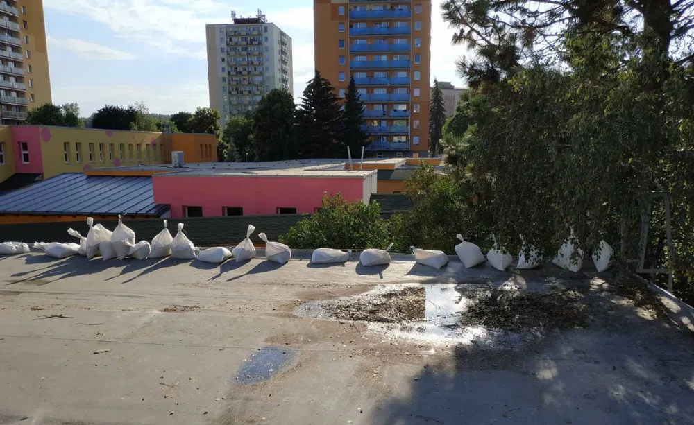 FOTO : Hasiče zaměstnal silný vítr, vyjížděli k desítkám případů