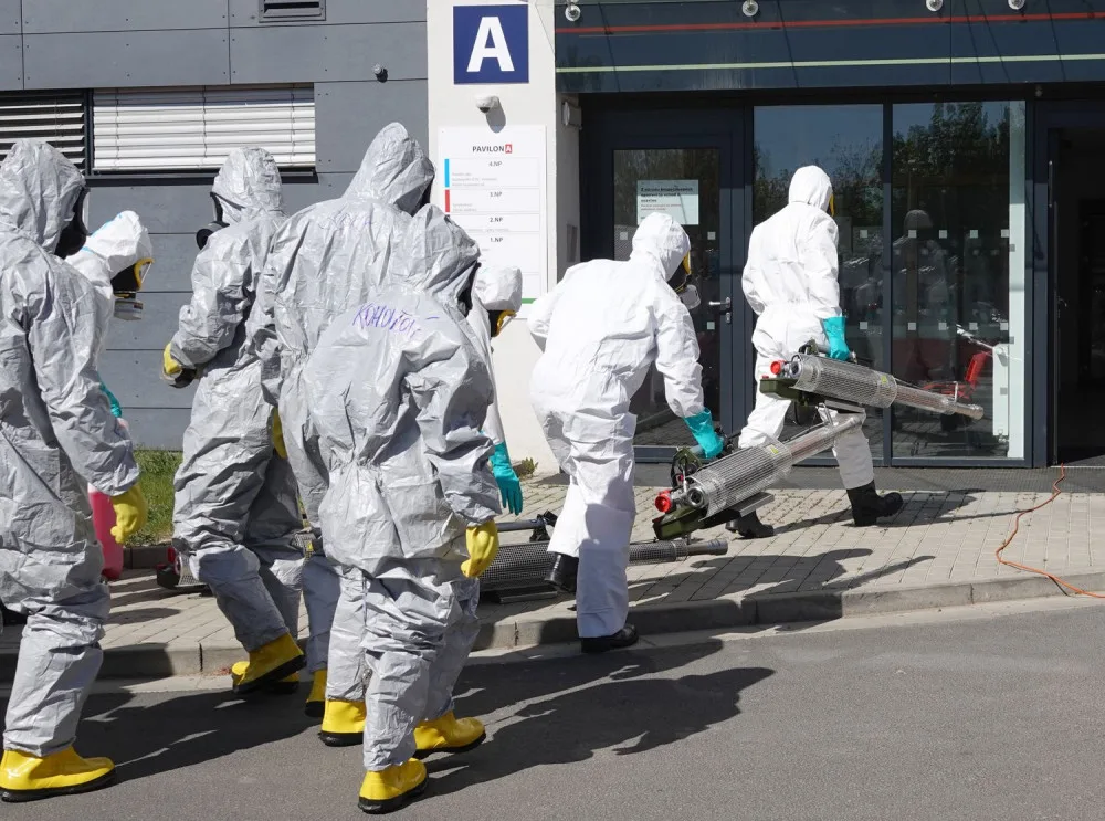 V chebské nemocnici se na jaře musela provést celoplošná desinfekce kvůli nákaze Covid-19