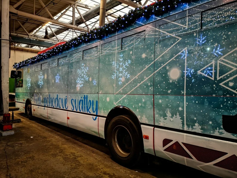 Vánoční bus_polep