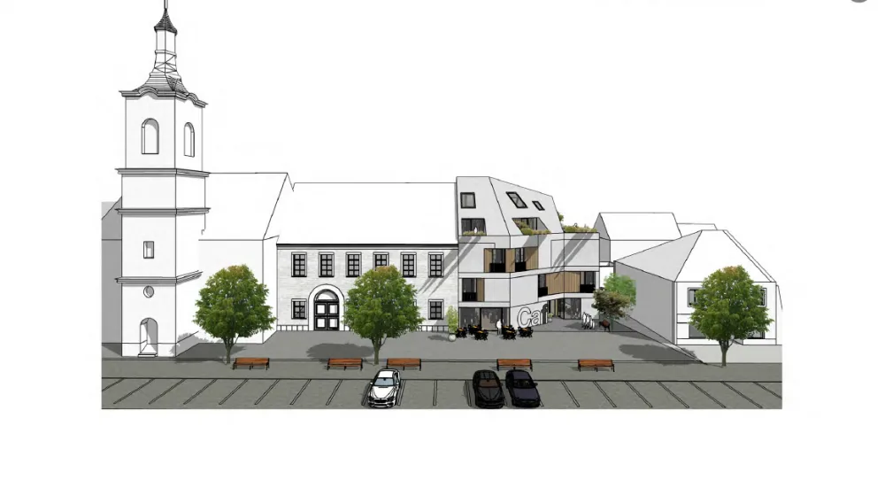 Na Starém náměstí vyroste moderní bytový komplex, vyřeší se i problém s opuštěným domem