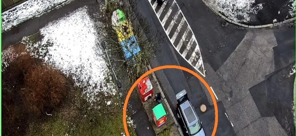 Pohled z kamerového systému městské policie Karlovy Vary