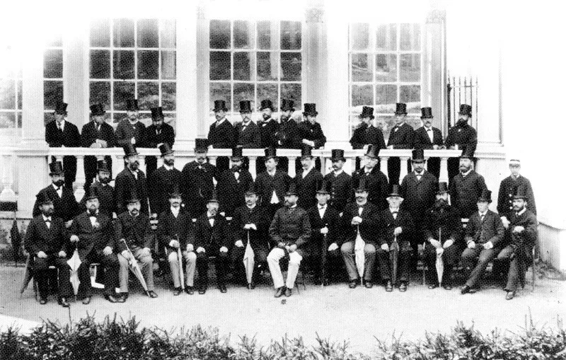 Západočeský symfonický orchestr ve složení z let 1882 -1895