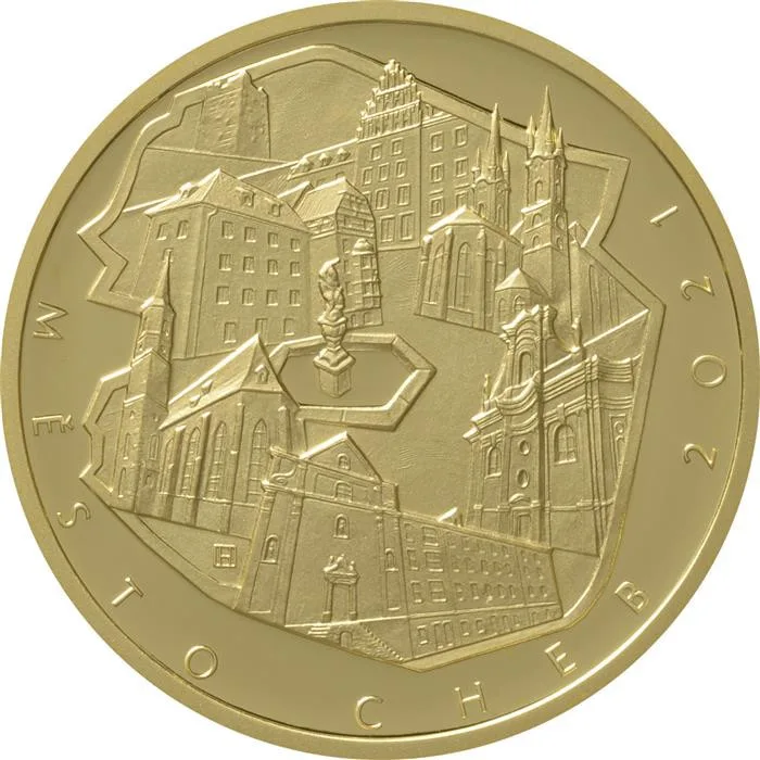 Město Cheb má svou zlatou pamětní minci