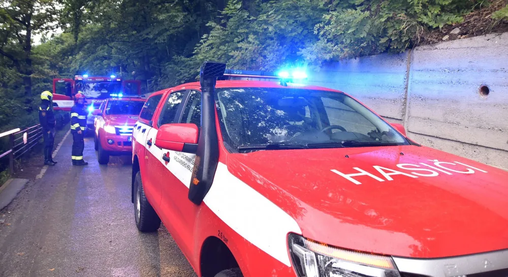 Hasiči ráno likvidovali požár v objektu karlovarského festivalového hotelu Thermal