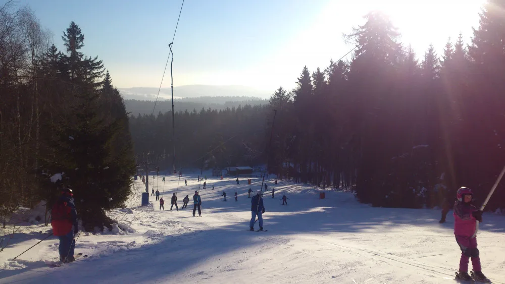 Skiareál v Aši