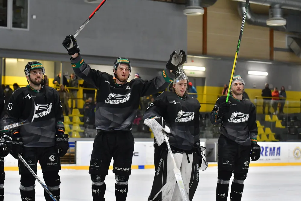 Sokolov slaví historický úspěch. V Třebíči vydřel bod a zahraje čtvrtfinále playoff