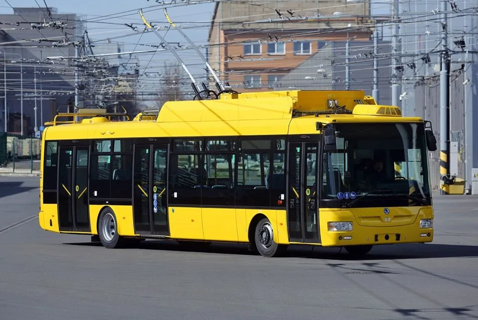 Trolejbus Škoda 30 Tr pro Mariánské Lázně.
