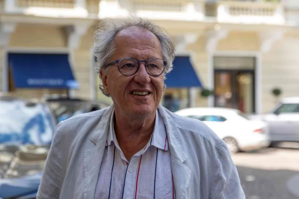 Herec Geoffrey Rush přijel na filmový festival do Karlových Varů.