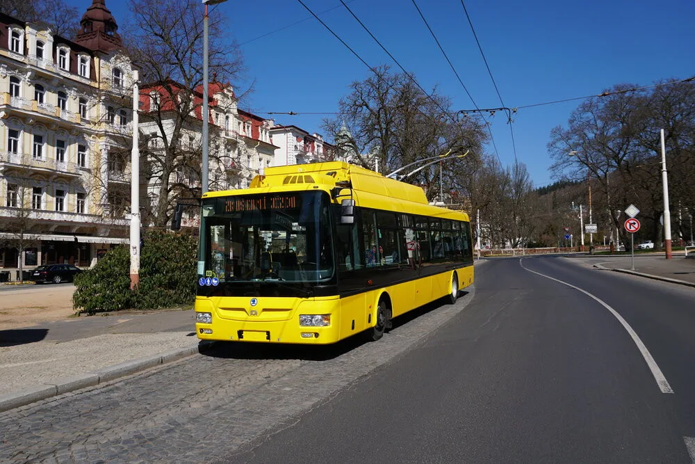 Dopravní podnik v Mariánských Lázních pokračuje v investicích do trolejbusové dopravy.