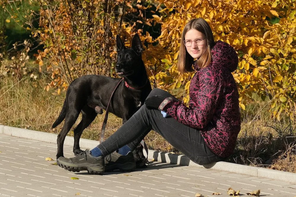 Zuzana Marečková s Aranem.