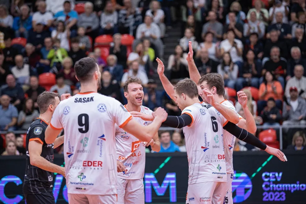 Volejbalisté Karlovarska v Lize mistrů nestačili na Trentino.