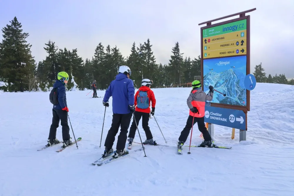 V Karlovarském kraji byly dobré podmínky pro lyžování i o víkendu