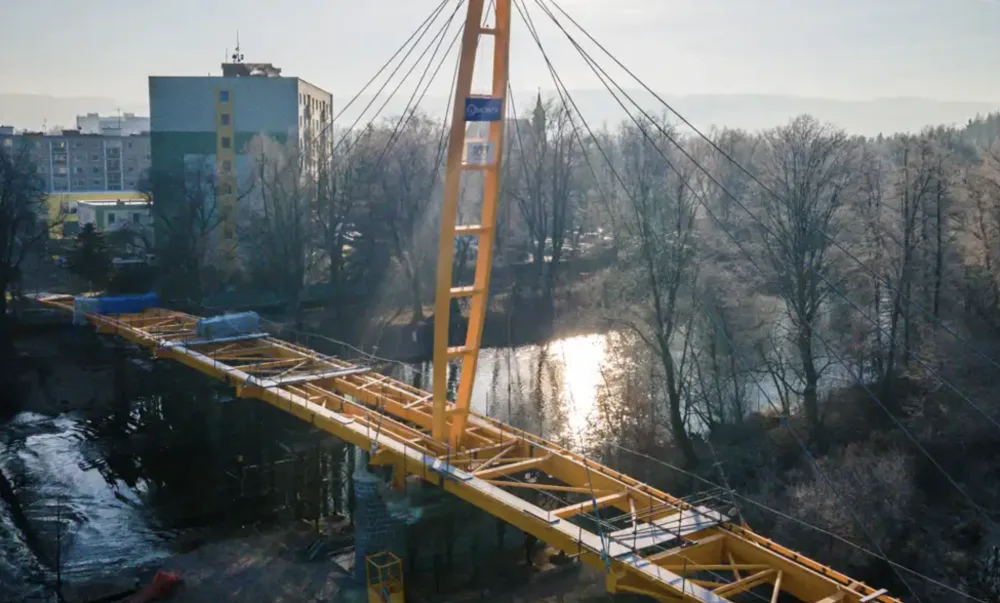 Nová Krejcarová lávka za 70 milionů korun se otevře koncem května