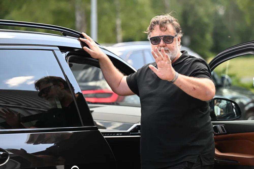 Russell Crowe v Karlových Varech
