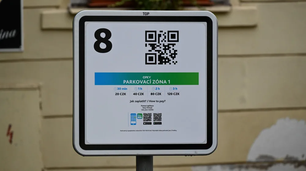 Karlovy Vary chtějí posílit kontrolu parkování, spoléhat se chtějí na nové bezobslužné technologie