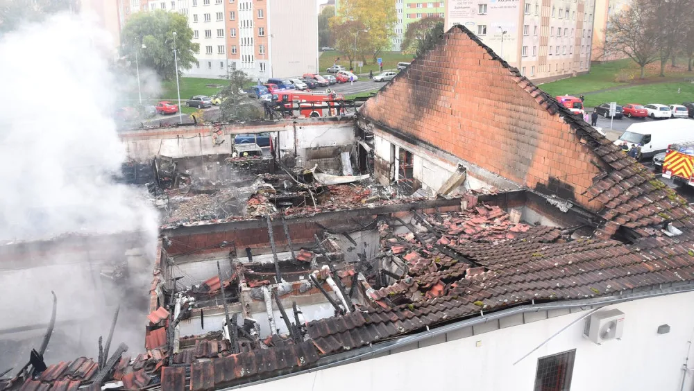 V Sokolově pokračuje soud s mužem, který nechtěně zapálil supermarket a způsobil škody přes 50 milionů