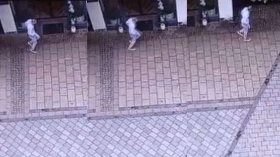 Bezpečnostní kamery zachytily zběsilý úprk zraněného muže z hotelu. Od té doby ho nikdo neviděl