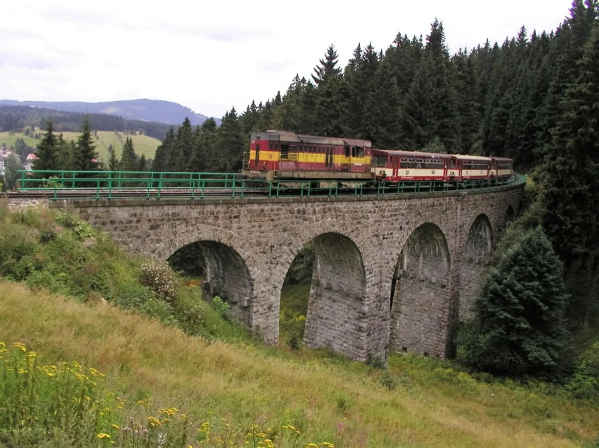 Krušnohorský semmering, historické foto. Foto: Se svolením města Nejdek