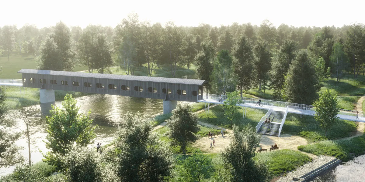 Kynšperk nad Ohří zahájil rekonstrukci předmostí u dřevěné lávky přes řeku Ohři