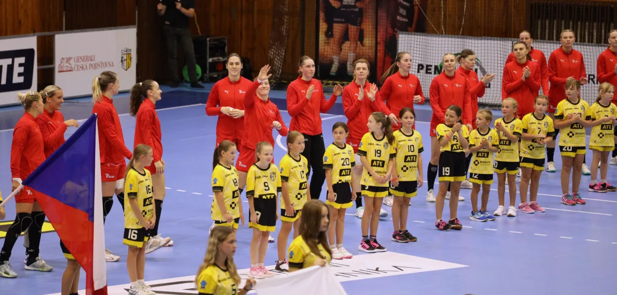 Házenkářky udolaly na turnaji v Chebu Chorvatsko gólem tři sekundy před koncem. Foto: Se svolením Českého svazu házené