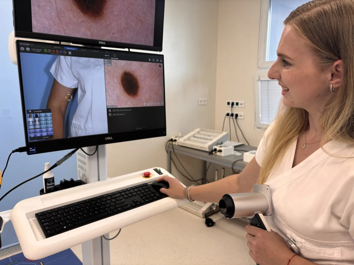 Ilustrační foto dermatoskopu. Foto: Se svolením Nemocnice Jihlava