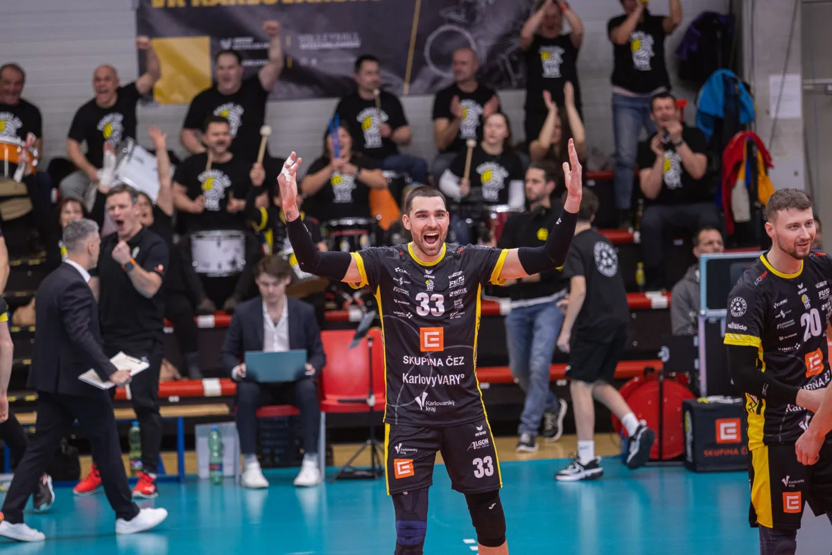 Volejbalisté Karlovarska vyřadili v osmifinále Poháru CEV Olympiakos Pireus