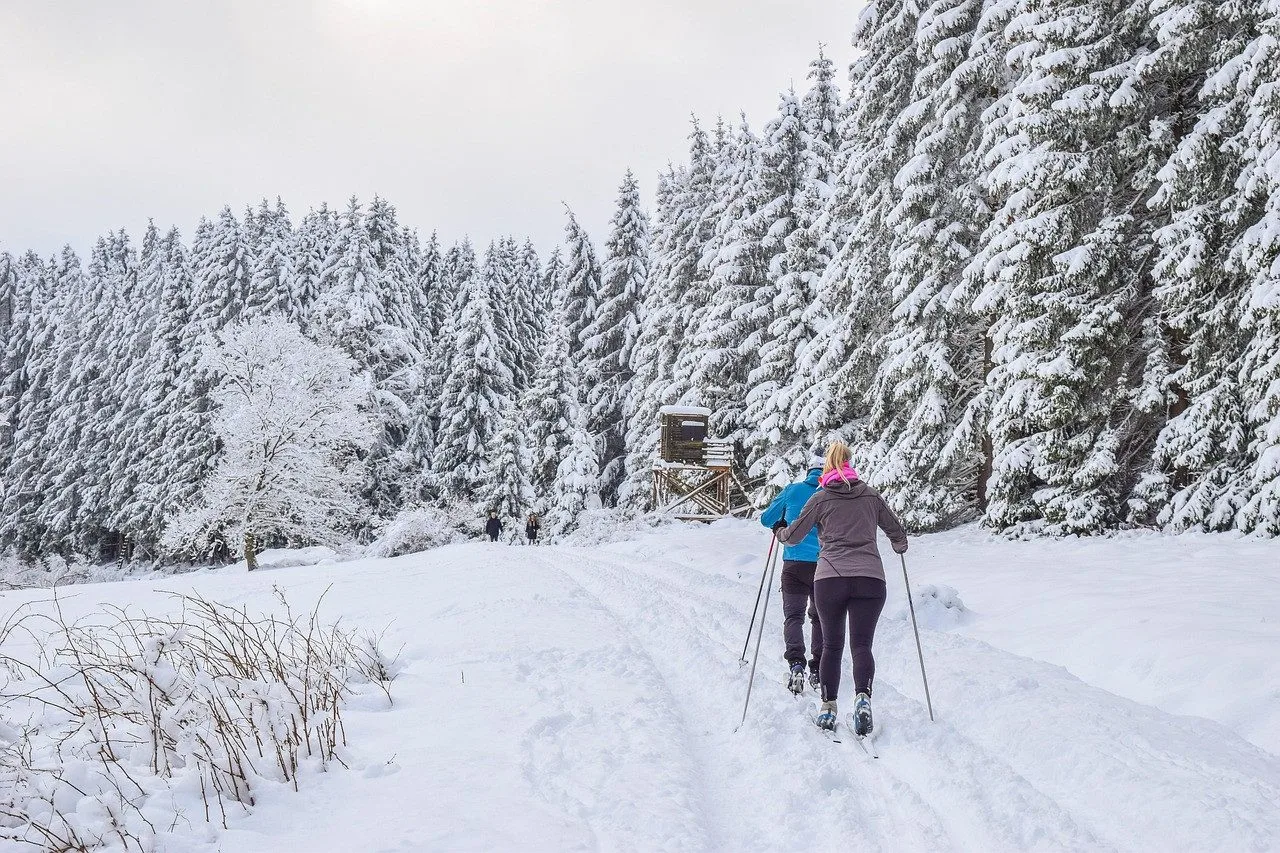 Skiareály v Krušných horách i při oblevě fungují, běžkařům ale sníh odtál