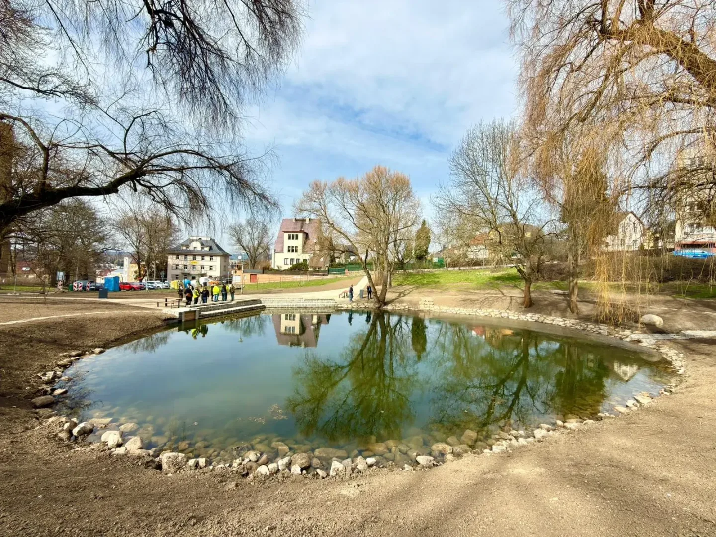 Zvelebený Mozartův rybníček v Drahovicích. Foto: Infocentrum města KarlovyVARY°