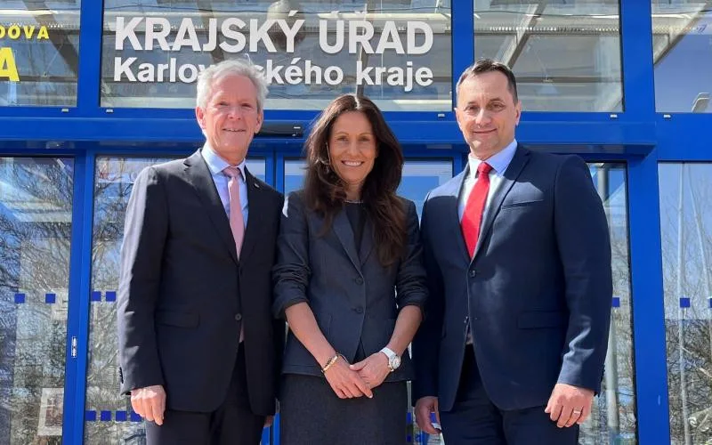 Hejtman Petr Kubis přijal německého velvyslance.