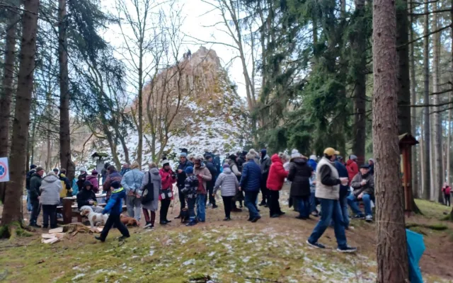 Novoroční výstup k Homolce