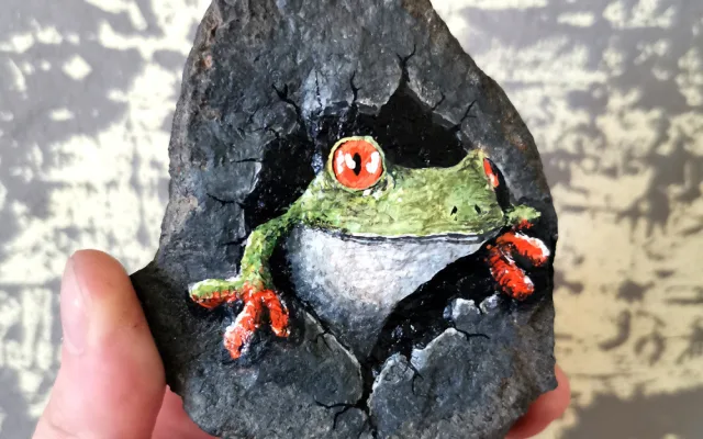 Nový fenomén, malování na kameny. Spojuje rodiny a cizí potěší, říká grafik Ondřej Musil