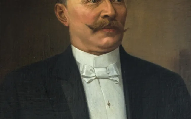 portrét starosty Karla Fenkla