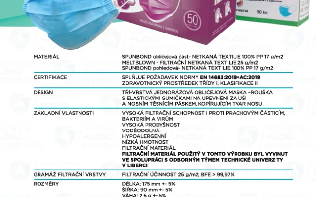 „Jsme silným českým výrobcem kvalitních roušek a respirátorů,“ říká Radek Handlíř, jednatel společnosti General Public s. r. o.
