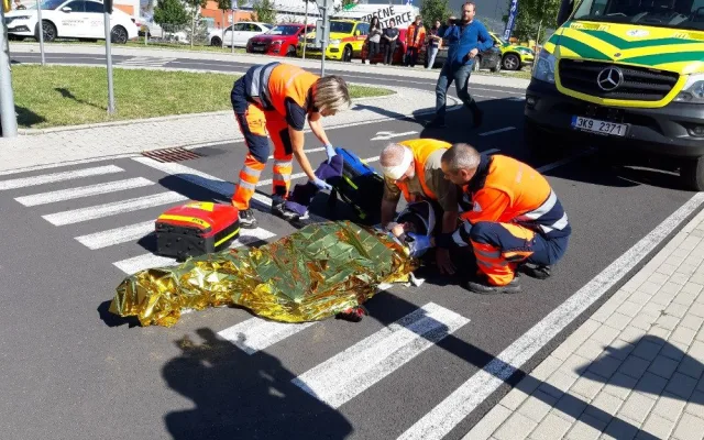 Záchranáři dnes představili aplikaci, která jim umožňuje být na místě nehody ještě před faktickým příjezdem