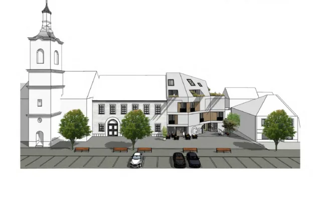 Na Starém náměstí vyroste moderní bytový komplex, vyřeší se i problém s opuštěným domem
