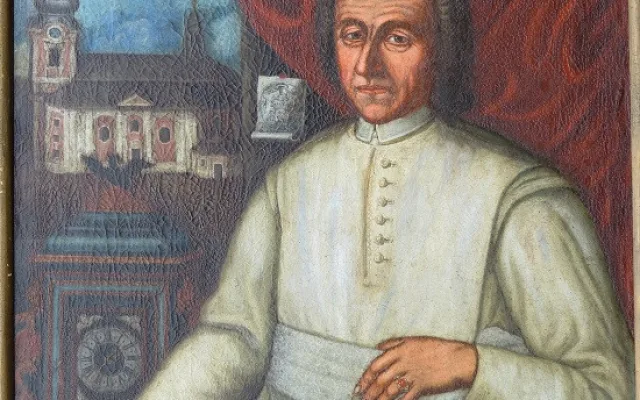 Portrét P. Johanna N. Ricka, OPraem z roku 1744
