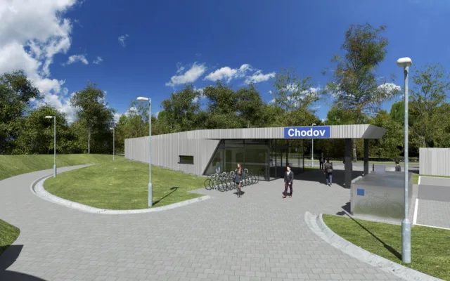 Nevzhledná čtvrť v okolí chodovského nádraží se výrazně promění