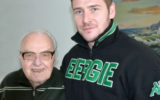 V roce 2017 s novodobou karlovarskou legendou Václavem Skuhravým
