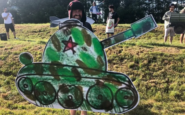 Výročí odchodu sovětských okupačních vojsk v Sokolově oslavili živým obrazem