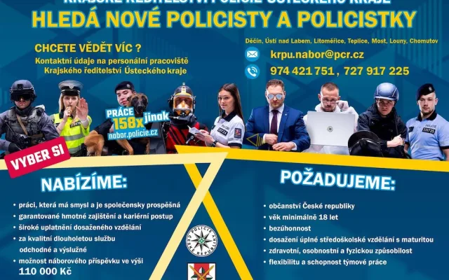 U policie slouží tři roky, baví ji skvělý kolektiv a přátelská atmosféra v práci