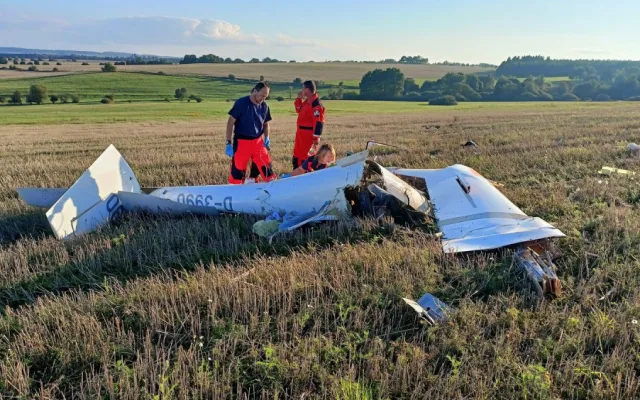 Pilot nepřežil pád větroně na Karlovarsku, tento týden je to už čtvrtá oběť letecké nehody