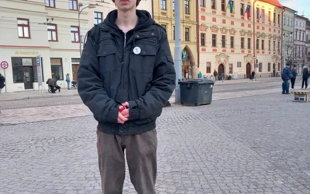 Pokud to bude potřeba, nebojíme se svolat lidi, říká sedmnáctiletý Michael Hugo